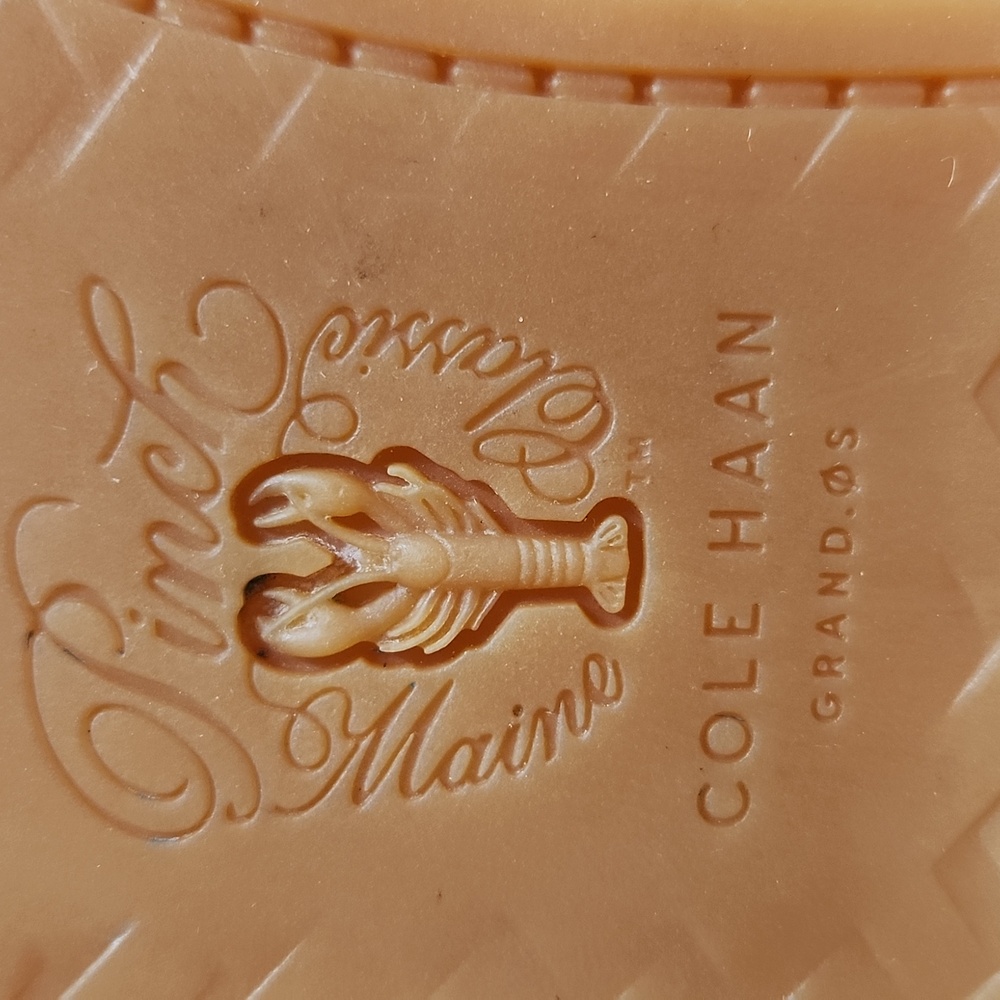 Cole Haan Grandseries Leather Fruit Filled Espadrille sandals (w sizes 7,8) - Picture 10 of 13